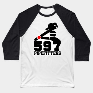 Bibox, Plus, Pipefitters, 597, Mens, Graphic, Vintage, Best, Trendy, Womens, Retro, Top Baseball T-Shirt